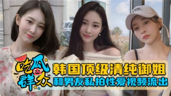 [绝密流出]韩国极品清纯御姐与男友偷情私拍，性爱视频完整珍藏版